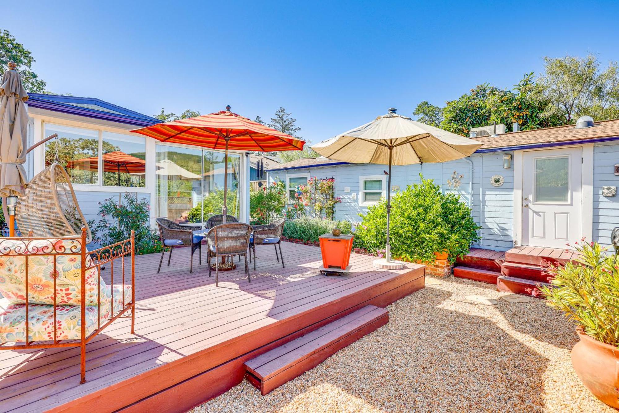 Romantic Casita With Garden And Deck 2 Miles To Plaza! Sonoma Exterior photo