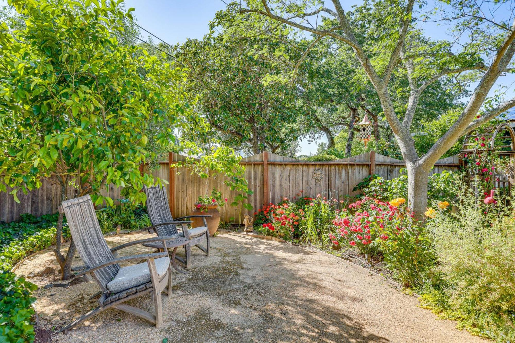 Romantic Casita With Garden And Deck 2 Miles To Plaza! Sonoma Exterior photo